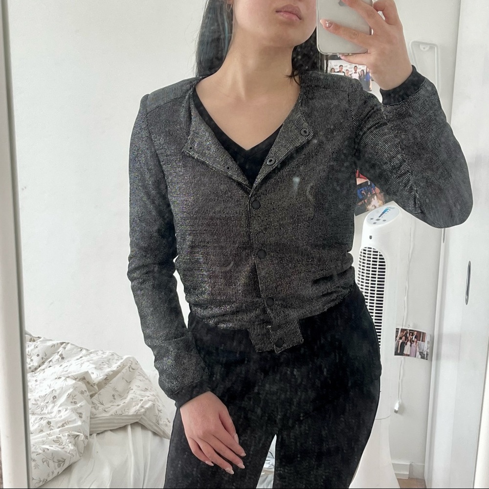 Guess glitter bomber jacket